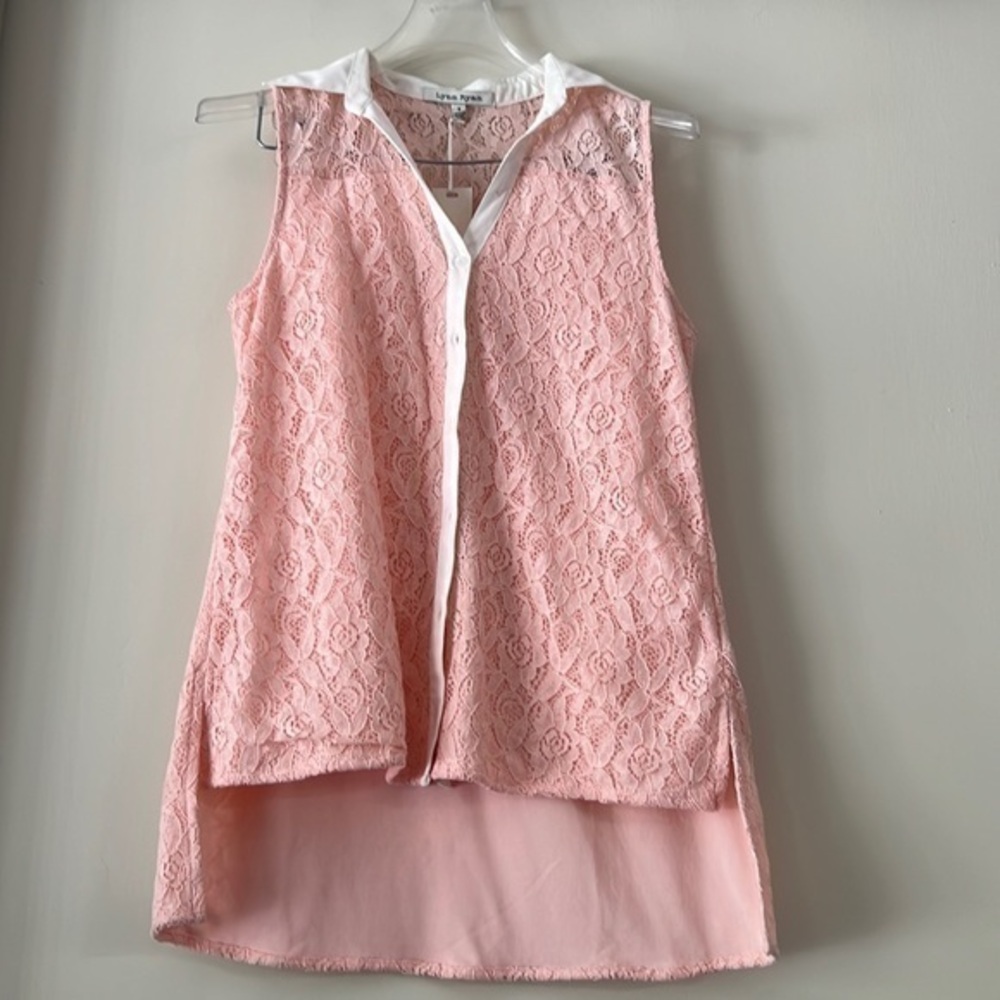 Lynn Ryan light pink tank new with tag size small